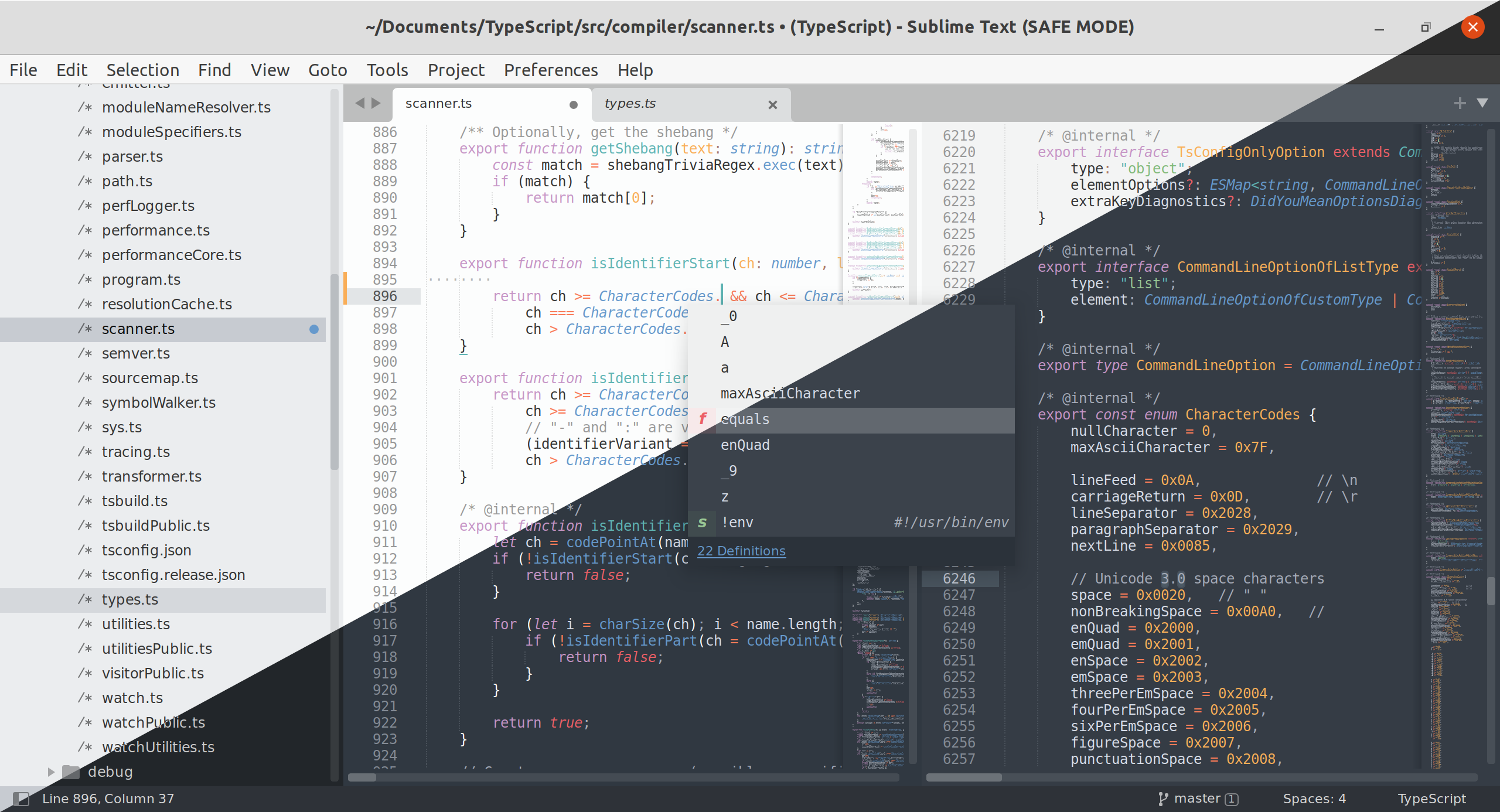 Sublime Text 64-bit screenshot